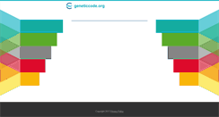 Desktop Screenshot of geneticcode.org